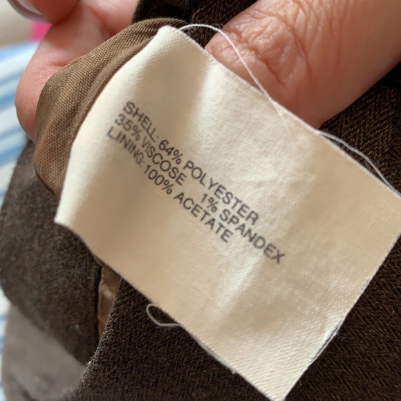 BOGO Dark Brown Esprit pencil skirt size 10 - Picture 5 of 5